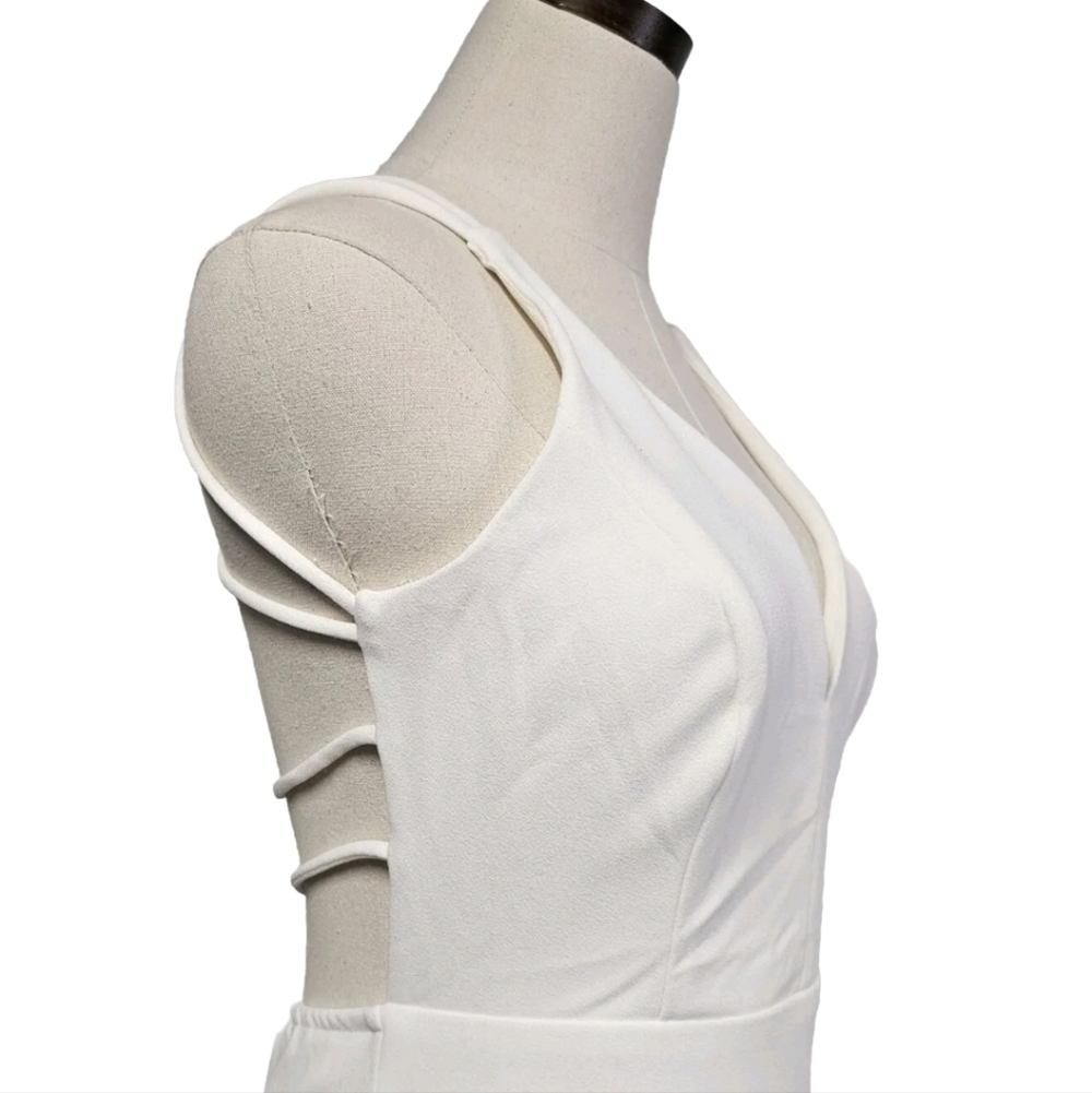 Lulus Made With Love White Sexy Elegant Strappy Back Large Mermaid Maxi Dress - Picture 5 of 12